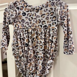 Little Sleepies Leopard Print Romper